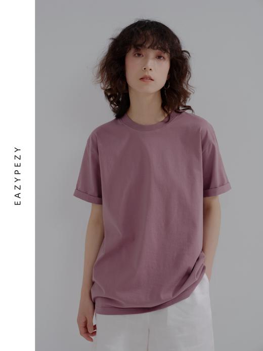 EAZYPEZY 2023SS 2.0圆领长绒棉翻折袖T恤 商品图1