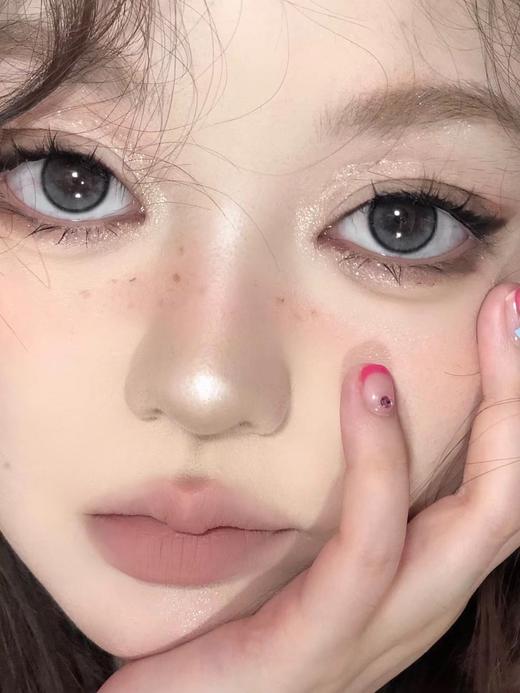 正品日抛/年抛 yukicon系列晶沙灰美瞳 直径14.2着色13.5 新国货 商品图0