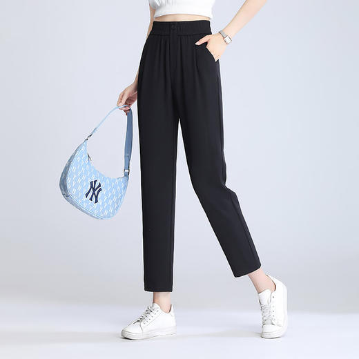 时尚夏装裤，休闲哈伦裤松紧高腰女装宽松小脚裤MYX-5021 商品图5
