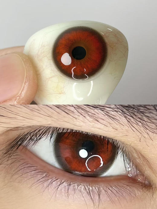 ANNIEONE 日抛美瞳 朋克樱桃 直径14.5mm着色14.0mm 商品图10