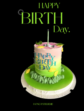 INS复古 春日油画 · 奶油蛋糕（喷砂工艺，颜色会有些许差异）