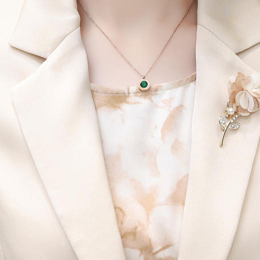 西装两件套裙长袖外套印花吊带裙中长款A字裙YSM-X23A022-H 商品图2