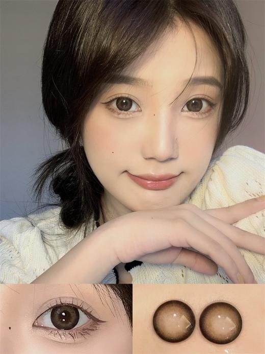 正品日抛 OceanGirl系列巧乐兹棕美瞳o-4 直径14.5着色13.9 国货 商品图8