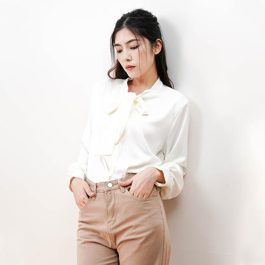 Avann 3款衬衫+阔腿裤+系带开叉西装半裙 商品图1