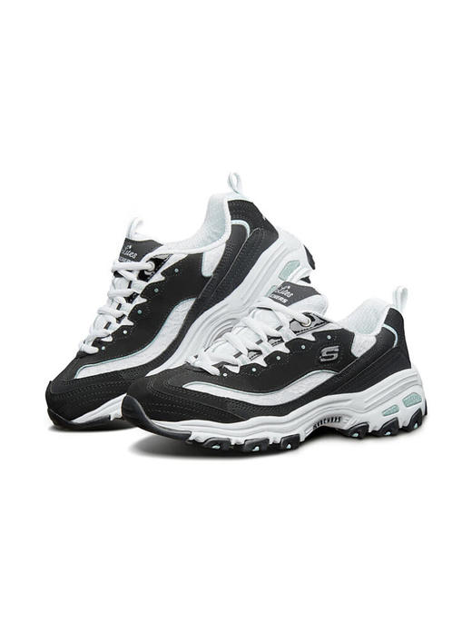 Skechers斯凯奇女鞋熊猫鞋复古百搭松糕运动鞋11959-BKW 商品图1