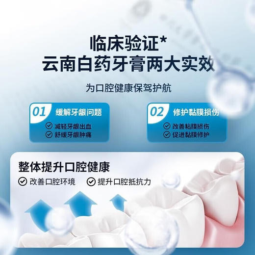 云南白药牙膏(高地留兰香型)175g 商品图2