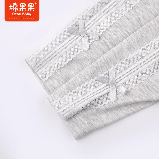 棉果果夏季新品女童女宝七分打底裤M222206223218 商品图3