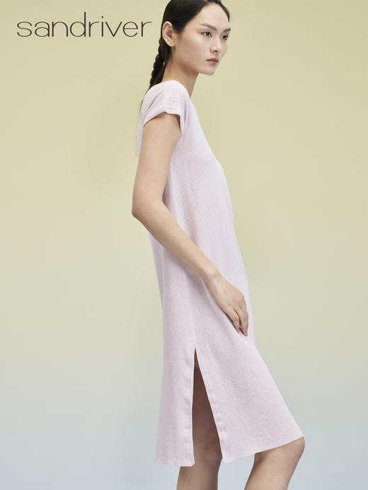 针织连衣裙小圆领 SJS95W035K 商品图2