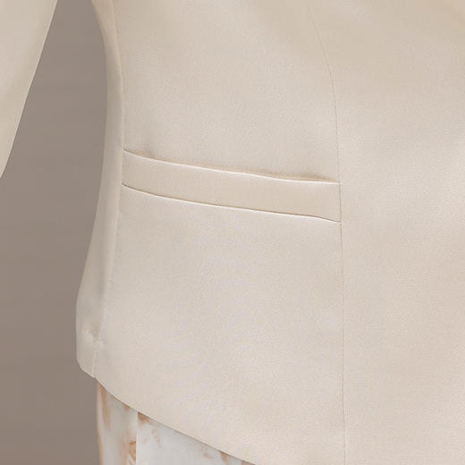 西装两件套裙长袖外套印花吊带裙中长款A字裙YSM-X23A022-H 商品图3