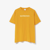 BURBERRY 巴宝莉 男士字母徽标印花棉质平织圆领短袖T恤 黄色 8065396 A4029 商品缩略图0