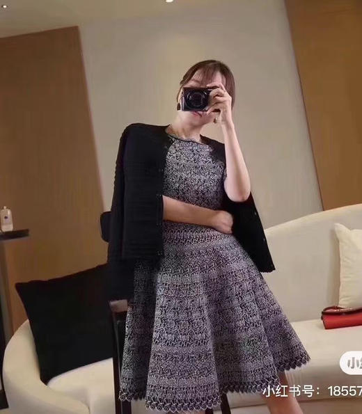法式针织连衣裙 自己备注号码 商品图2