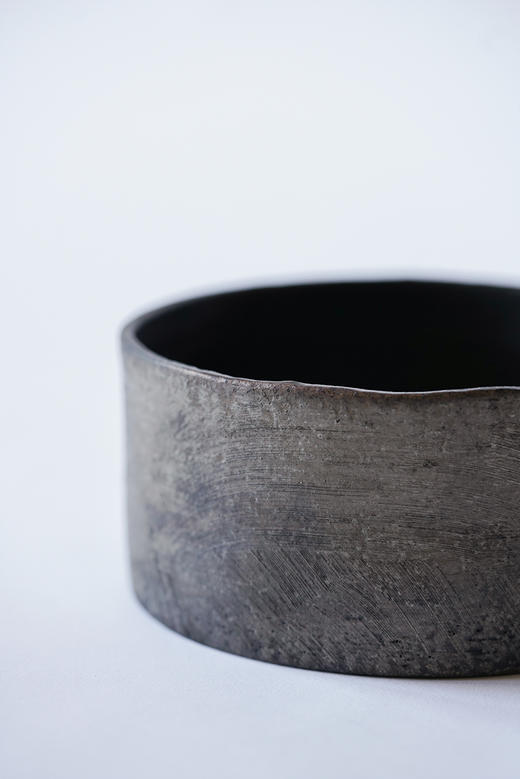 西川聪｜黑银彩铜锣钵 商品图4