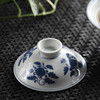 青花折枝花卉斗笠盖碗 商品缩略图2