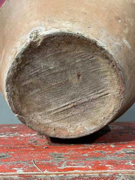 褐釉刻矛头纹罄型大缸，顺丰包邮 商品图6