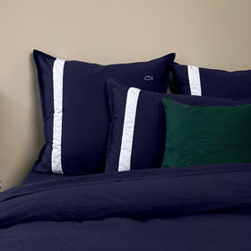 【分仓直发包邮】LACOSTE L CHIC水洗棉四件套（蓝色）LCSX002