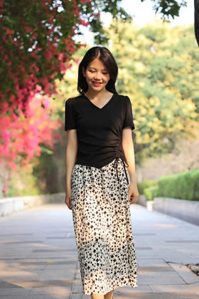 百搭显瘦套装裙两件套