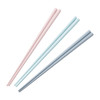 洗碗机适用耐热八角筷 3双组 粉灰/蓝棕 (约)1x1x23cm 商品缩略图1