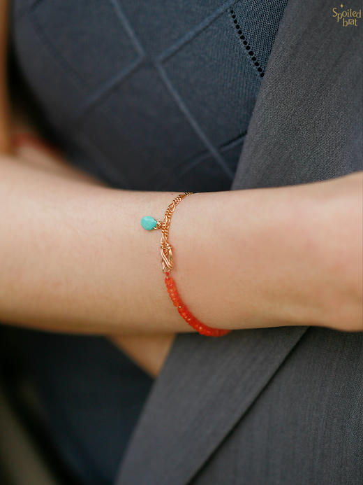 SpoiledBrat Jewelry碱水面包系列 撞色手链 商品图1