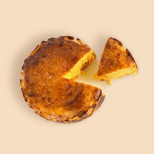 烤爱·基础款·西班牙巴斯克重芝士系列·咸蛋黄肉松海苔巴斯克芝士蛋糕·咸蛋黄肉松海苔·下午茶 全国配送（偏远地区除外） 商品图2