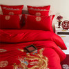 佳丽斯全棉婚庆套件/龙凤呈祥/大红色婚嫁高级感喜被婚床 商品缩略图5