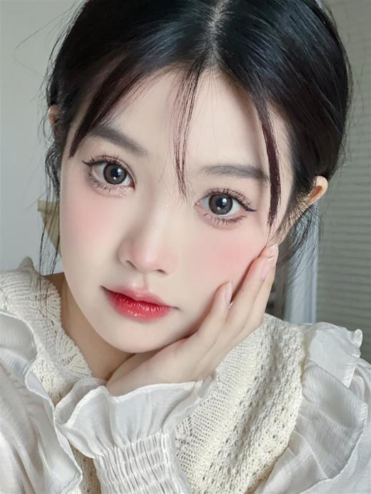 Kikicon正品月抛 | 杏色奶糕美瞳 | 直径14.5着色14.2| 新国货 商品图6