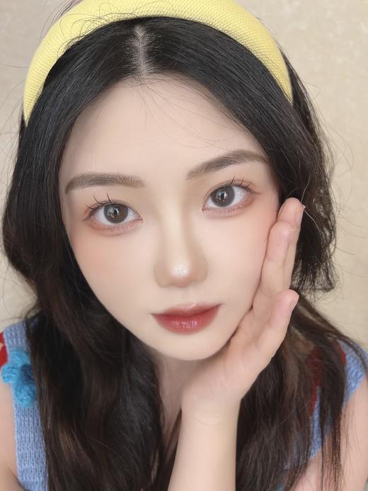 正品月抛 Kikicon系列水光晨露美瞳  直径14.2着色13.3  新国货 商品图4