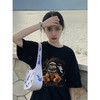 卡通小熊少女T恤春装新款2023夏季短袖小个子设计感小众白色上衣 商品缩略图2