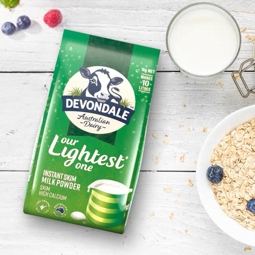 德运奶粉脱脂绿色包装1kg 商品图1