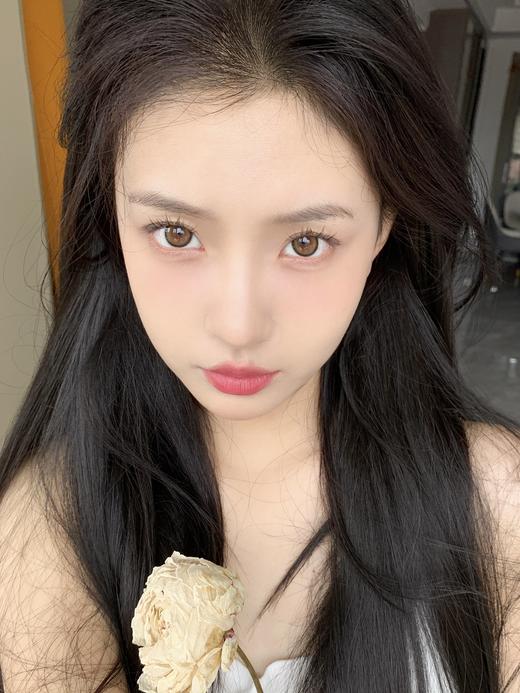 正品月抛  Kikicon系列骄阳琥珀美瞳 直径14.2着色13.5  新国货 商品图4