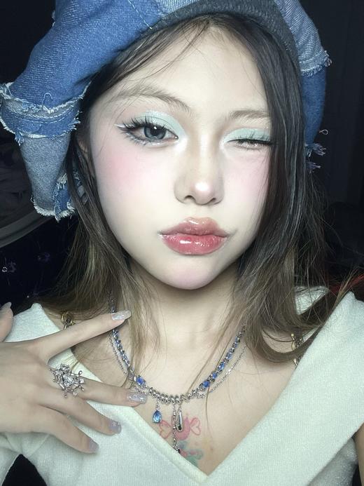 Cheoco正品月抛 | 微醺蓝海美瞳 | 直径14.5着色13.9 | 新国货 商品图2