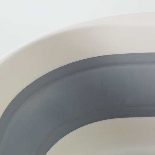 折叠脸盆 三石 灰白色 约26cm/32cm/38cm 商品图4