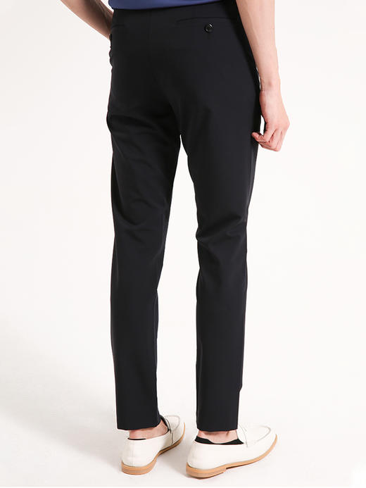 callisto藏青铜氨丝混纺休闲裤 SSCPW026C 商品图2