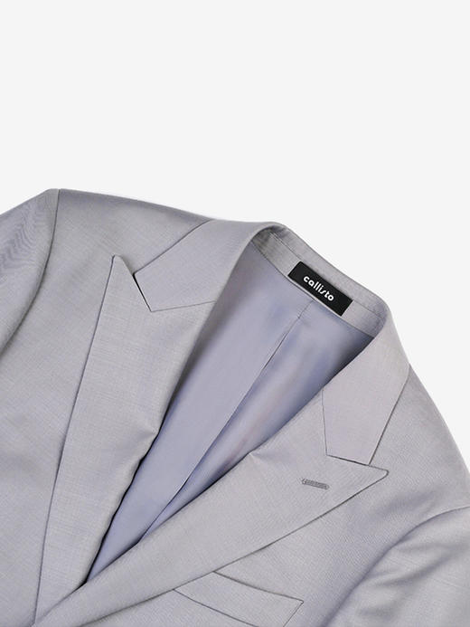 callisto灰色绵羊毛混纺西服 SSBWJ001C 商品图3