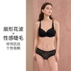 HSIA遐全罩杯内衣轻薄性感菱格纹扇形睫毛蕾丝上托大胸显小文胸 商品缩略图4