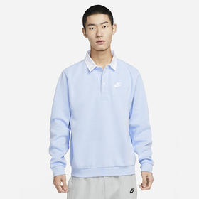 Nike/耐克长袖T恤男子春季新款休闲加绒翻领POLO衫DX0538-479