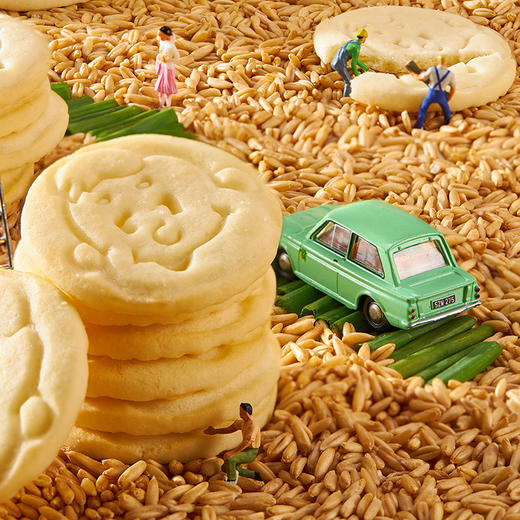 上海三牛小白饼干香葱味 290g 办公室下午休闲零食 商品图2