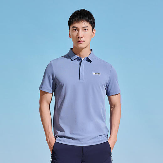 探路者男式POLO短袖T恤TAJJAL81241 商品图1