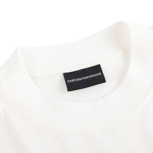 【单件特惠秒】EMPORIO ARMANI 阿玛尼 男士莱赛尔纤维刺绣舒适短袖T恤 11178 商品图4