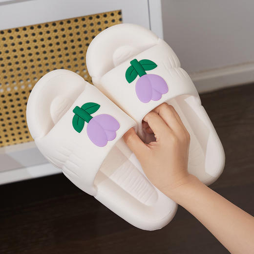 「数款可选」拖鞋女夏季居家可爱踩屎感情侣室内家用洗澡防滑软底凉拖鞋男 商品图0