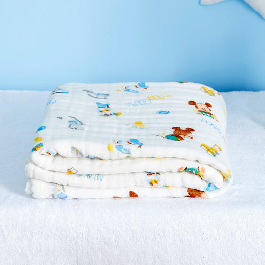 【49.9元清仓】迪士尼纯棉纱布浴巾105*105cm 商品图1