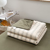 【水洗棉夏被】水洗棉夏被大豆纤维夏凉被条纹纯色空调被夏天被子 商品缩略图5