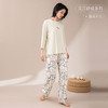 康妮雅2023年春款睡衣女式长袖长裤套头套装 商品缩略图2