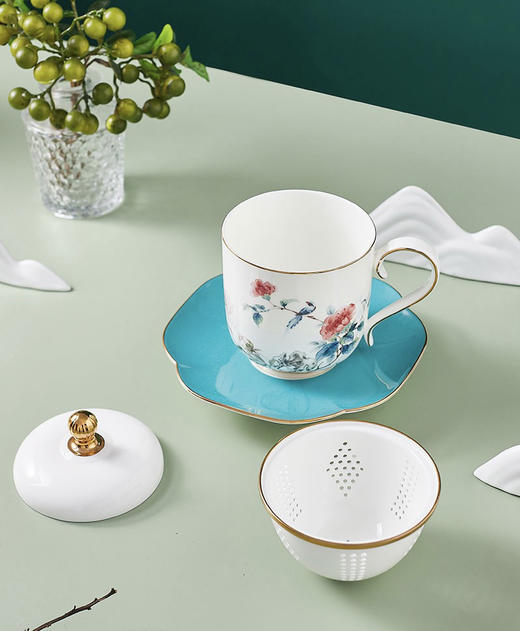 5F隆昌瓷器12花神茶杯 商品图1