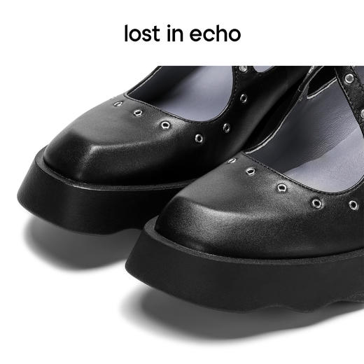 [捡漏价]lost in echo设计师品牌胶囊系列粗跟厚底增高玛丽珍单鞋女高跟女 商品图4