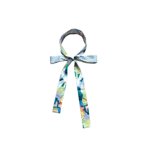 谜底领巾2023夏季新款复古文艺小清新花色头巾田园风女232MQ0902 商品图0