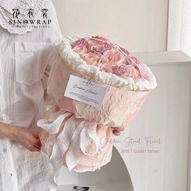 粉白系小香风布（单个）