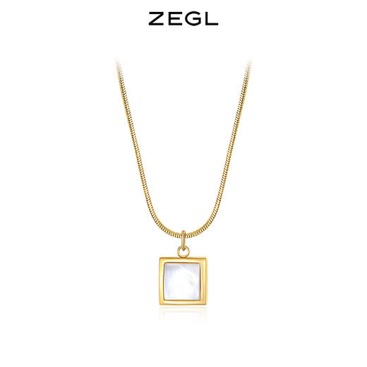 ZEGL巴洛克猫眼石项链女轻奢小众复古吊坠高级感锁骨链颈链配饰品 商品图0