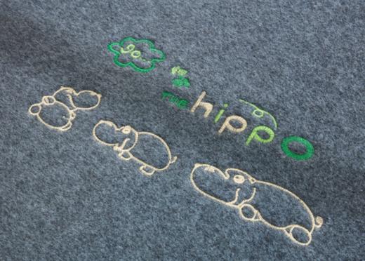 室外门垫 灰色 河马 商品图1