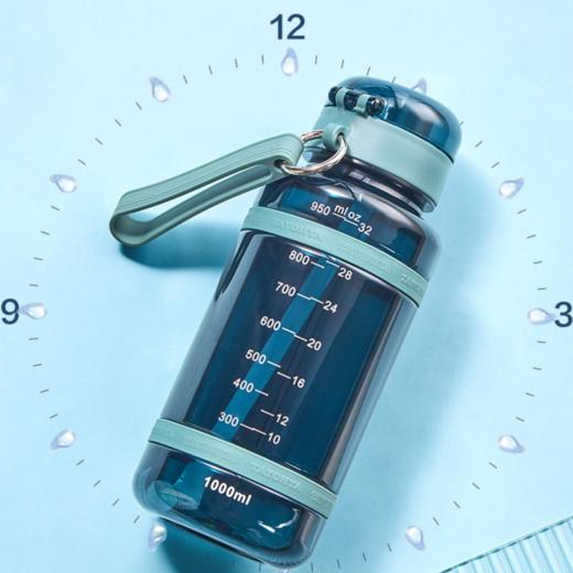 【清凉购特价69】吨吨桶运动健身大水杯耐高温太空杯顿顿杯1L 商品图4
