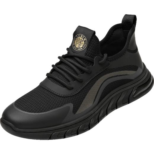 信诺男鞋舒适软底运动鞋2023春季新款休闲男士飞织休闲爸爸鞋大码N3C208212 商品图3